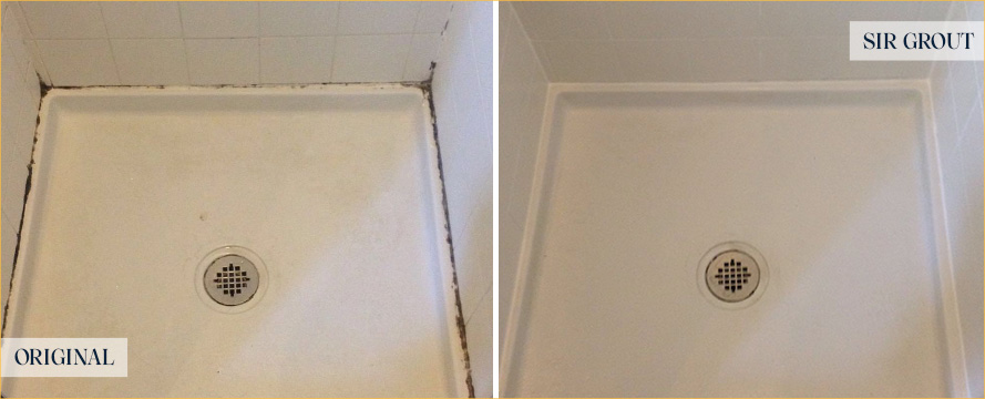 Shower Before and After Our Superb Caulking Services in St. Clair Shores, MI